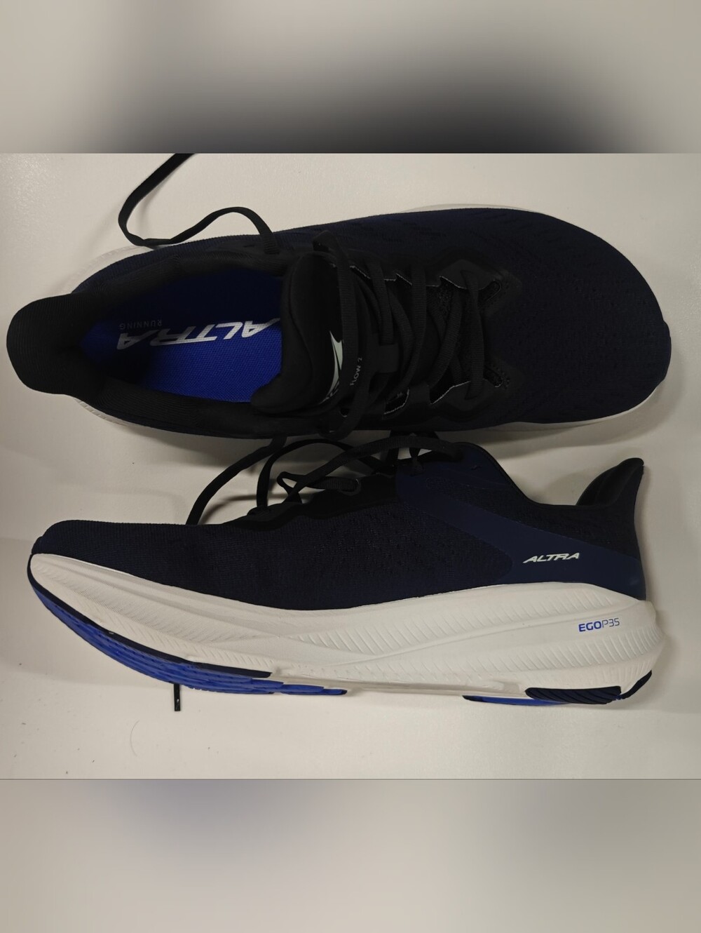 Altra Experience Flow 2 Mens Running Shoes Blue Cushioned Comfort Run Trainers - Picture 5 of 10